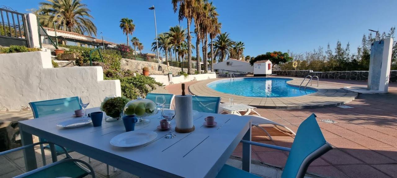 Arguineguin, Two Bedrooms Bungalow, Pool & Wifi Exterior photo